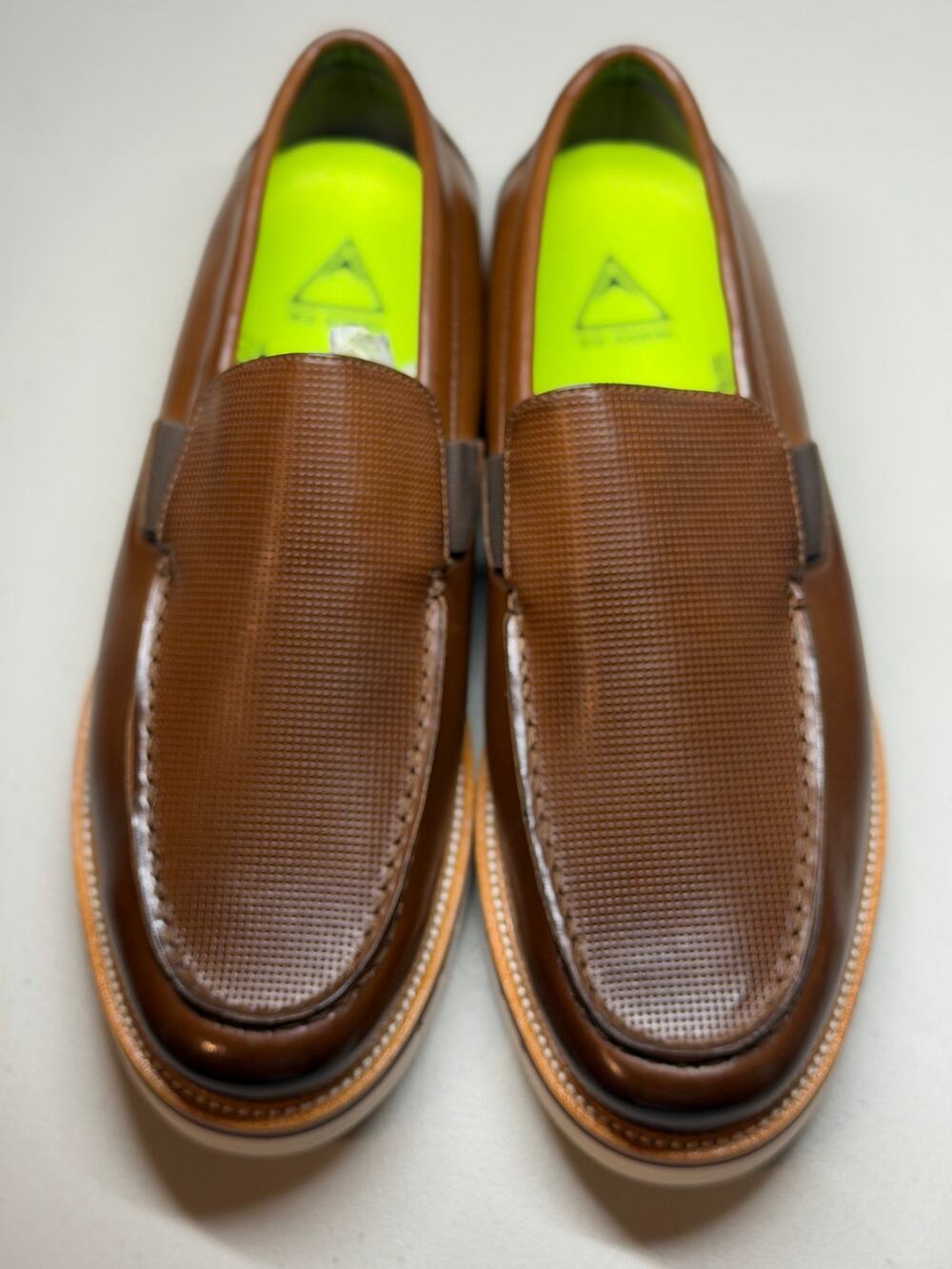 NEW! Vance Co Dallas 10 Brown Mens Moc Closed Toe Loafers
